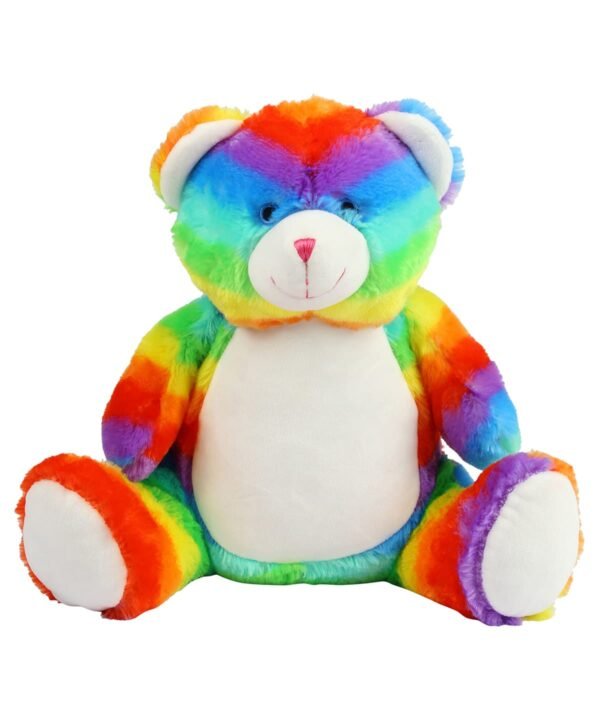 Mumbles Zippie rainbow bear - Soft Toys | Xcel UK