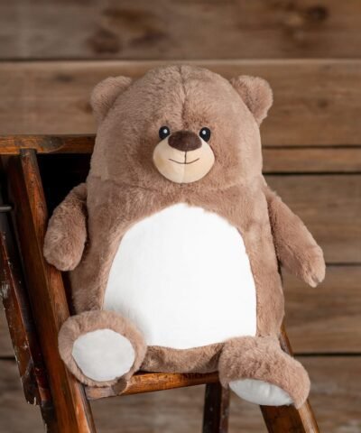Mumbles Zippie brown bear - Soft Toys | Xcel UK