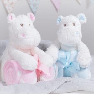 Mumbles Hippo with blanket