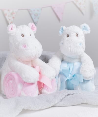 Mumbles Hippo with blanket - Soft Toys | Xcel UK