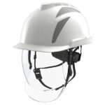 V-Gard 950 Electrician Safety Helmet with Face Shield - Head&Face Head Protection | Xcel UK