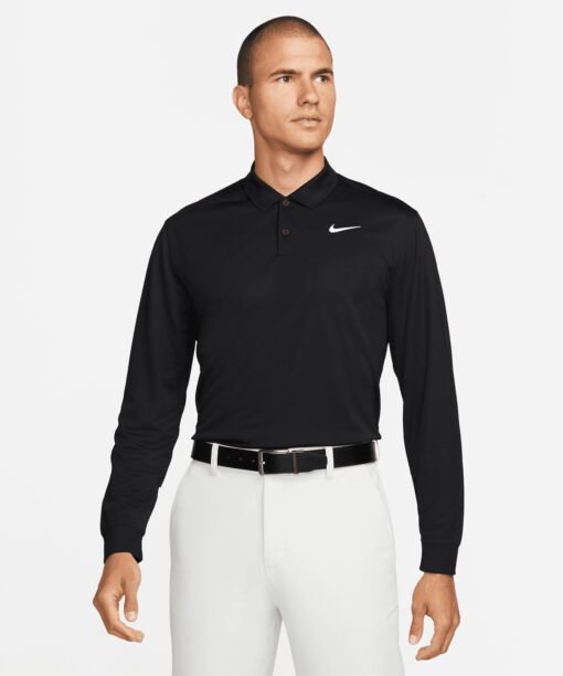 Nike Nike dri-fit victory solid long sleeve polo