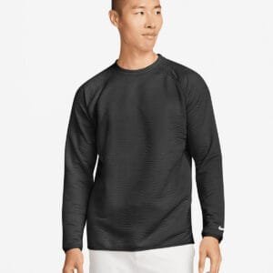 Nike dri-fit tour crew quilted top