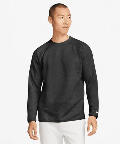 Nike dri-fit tour crew quilted top - Sports Overtops | Xcel UK