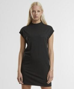 New Morning Studios WomenÂ’s extended shoulder dress
