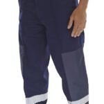 Beeswift Poly Cotton Nylon Patch Trousers - Workwear Trousers | Xcel UK