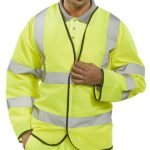 Beeswift Hi-Vis Long Sleeve Jerkin - High Visibility Jerkins | Xcel UK