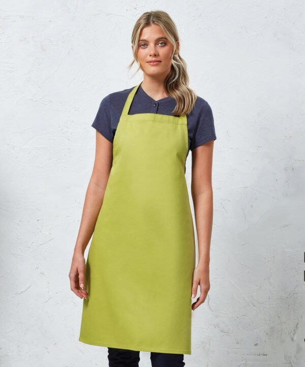 Premier 100% organic cotton bib apron - Aprons | Xcel UK