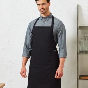 Premier Cotton bib apron, organic and fairtrade certified