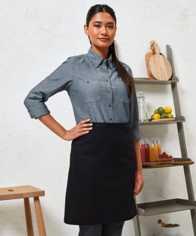 Premier Cotton waist apron, organic and fairtrade certified - Aprons | Xcel UK