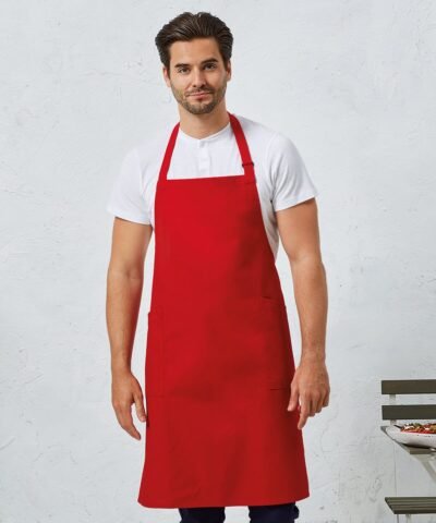Premier Recycled polyester & organic cotton apron - Aprons | Xcel UK