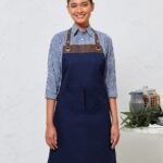 Premier Espresso bib apron - Aprons | Xcel UK