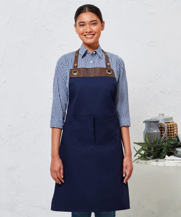 Premier Espresso bib apron - Aprons | Xcel UK