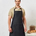 Premier Jeans stitch bib apron - Aprons | Xcel UK
