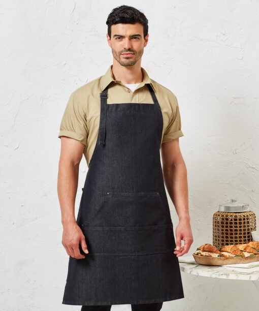 Premier Jeans stitch bib apron