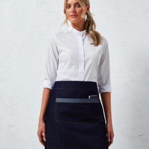 Premier Domain contrast denim waist apron
