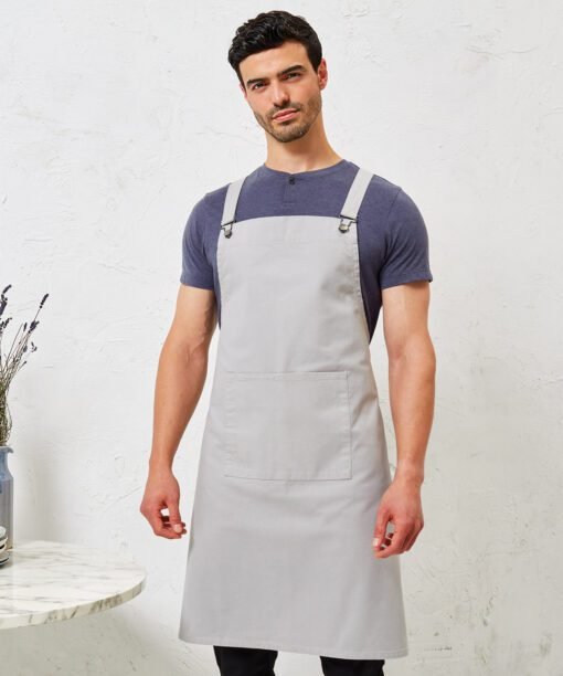 Premier Cross back 'barista' bib apron