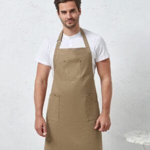 Premier Chino cotton bib apron