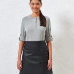 Premier Division waxed-look denim waist apron - Aprons | Xcel UK