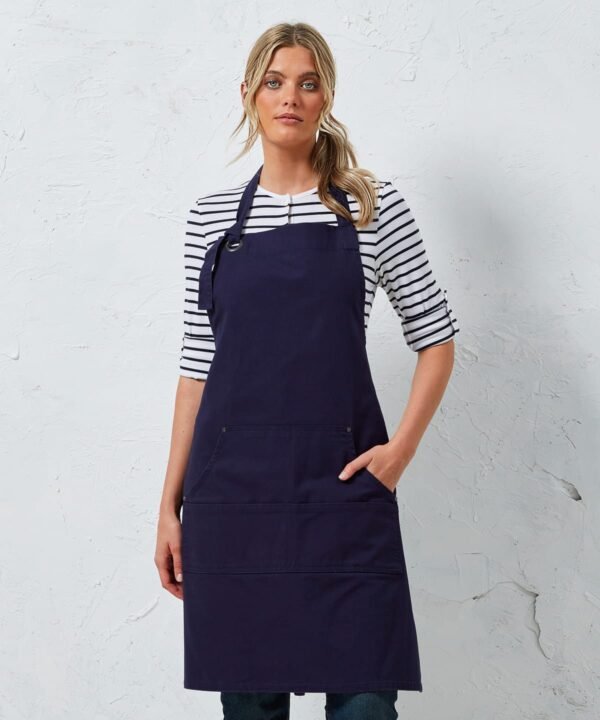 Premier Calibre heavy cotton canvas pocket apron - Aprons | Xcel UK