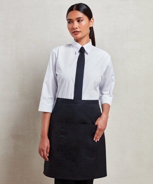 Premier Â‘colours collectionÂ’ mid-length pocket apron