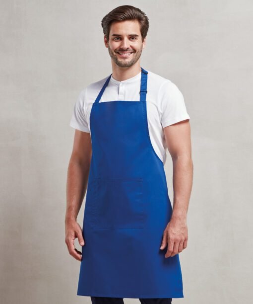 Premier Colours bib apron with pocket