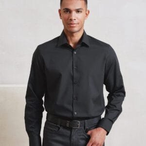 Premier Long sleeve ‘recyclight’ poplin shirt