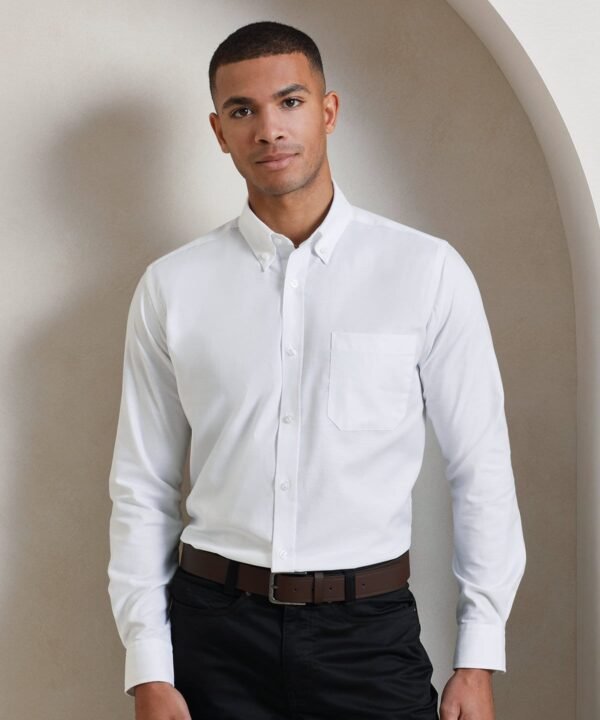 Premier Signature oxford long sleeve shirt - Shirts | Xcel UK