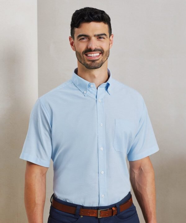 Premier Signature oxford short sleeve shirt - Shirts | Xcel UK