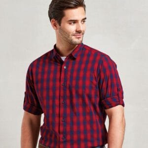 Premier Mulligan check cotton long sleeve shirt