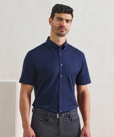 Premier ‘supreme’ oxford short sleeve shirt - Shirts | Xcel UK