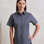Premier Women's short sleeve poplin blouse - Blouses | Xcel UK