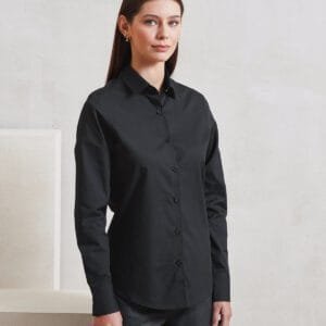 Premier Women’s long sleeve ‘recyclight’ poplin shirt