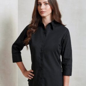 Premier Women’s ¾ sleeve poplin blouse