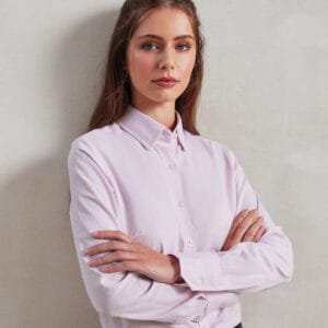 Premier Women’s cotton-rich oxford stripes blouse