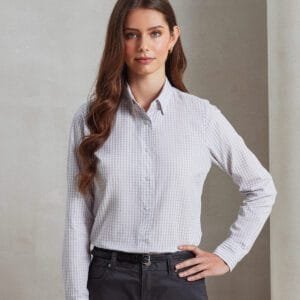 Premier Women’s maxton check long sleeve shirt