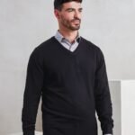 Premier 'essential' acrylic v-neck sweater - Knitted Jumpers | Xcel UK