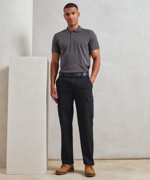 Premier Stretchchecker work cargo trousers