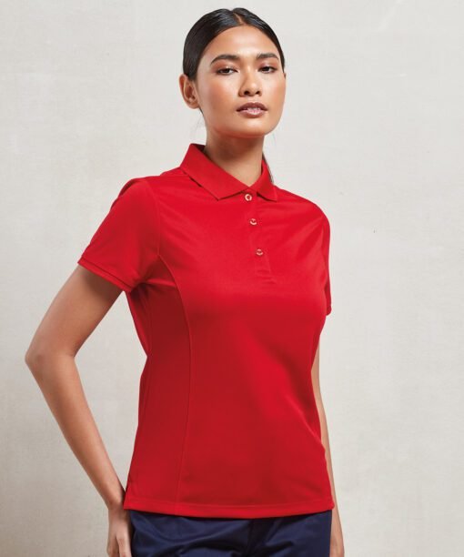 Premier Women's coolcheckerÂ® piquÃ© polo