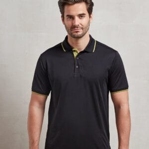 Premier Contrast coolchecker polo