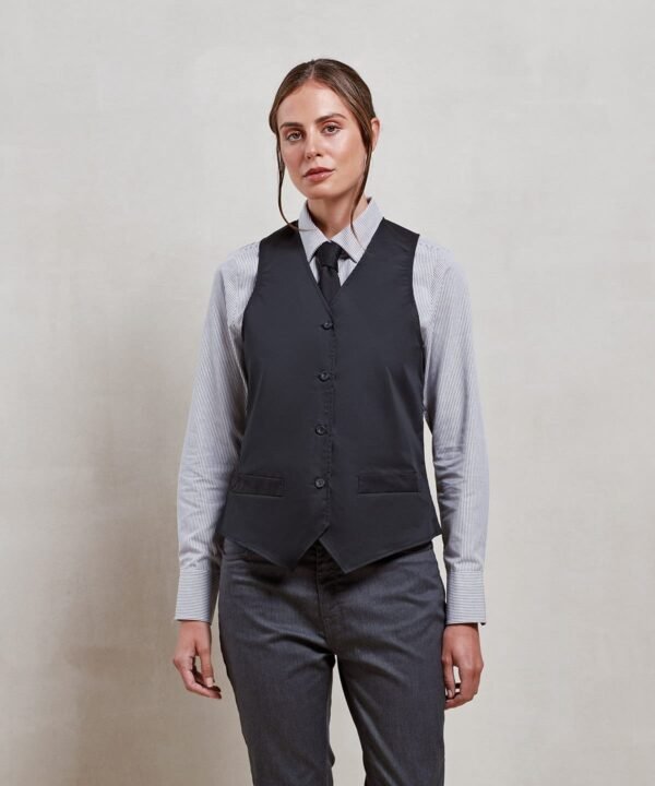 Premier Women's hospitality waistcoat - Hi-Vis Waistcoat | Xcel UK