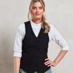 Premier Women's lined polyester waistcoat - Hi-Vis Waistcoat | Xcel UK