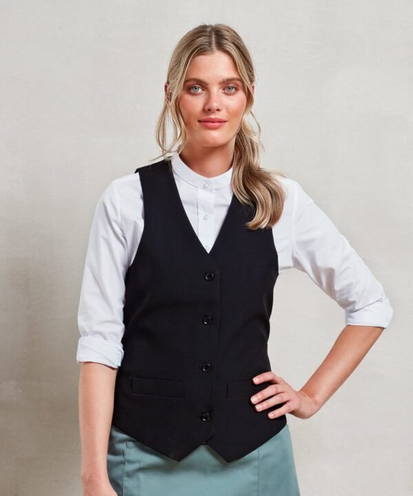 Premier Women's lined polyester waistcoat - Hi-Vis Waistcoat | Xcel UK