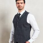 Premier Herringbone waistcoat - Waistcoats | Xcel UK