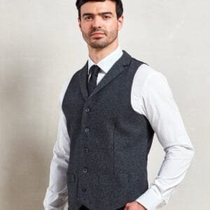 Premier Herringbone waistcoat
