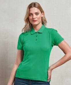 Premier Women's coolcheckerÂ® plus piquÃ© polo