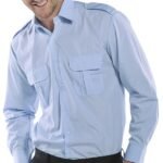Beeswift Pilot Shirt Long Sleeve - Workwear Shirts | Xcel UK