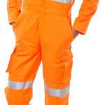 Beeswift Hi-Vis Railspec Coverall - High Visibility Coveralls | Xcel UK