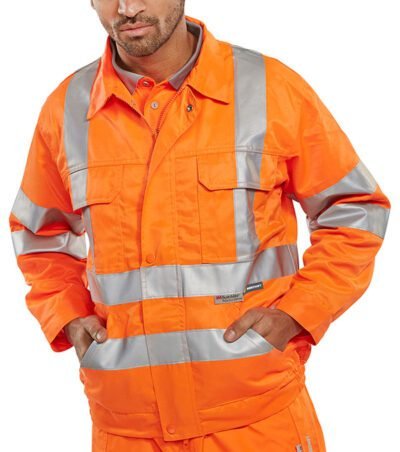 Beeswift Hi-Vis Railspec Jacket - High Visibility Jackets | Xcel UK