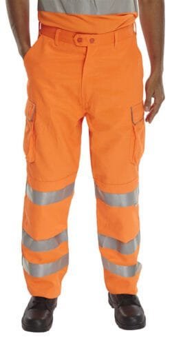 Beeswift Hi-Vis Rail Spec Trousers - Workwear Trousers | Xcel UK